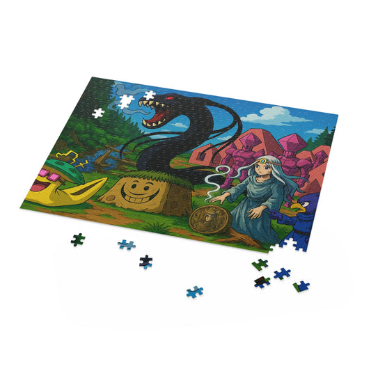 Slyco Puzzle - Camp of Shadows Fantasy 500 Piece Puzzle