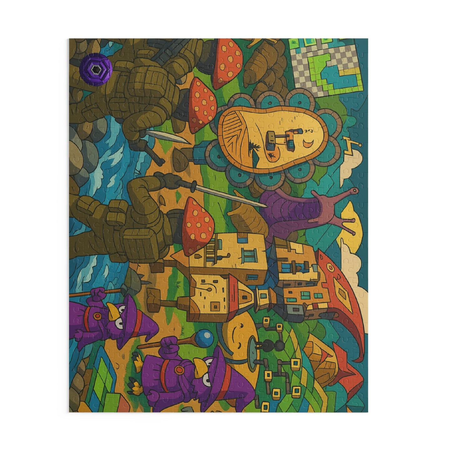Slyco Puzzle - Field of Imagination 500 Piece Puzzle