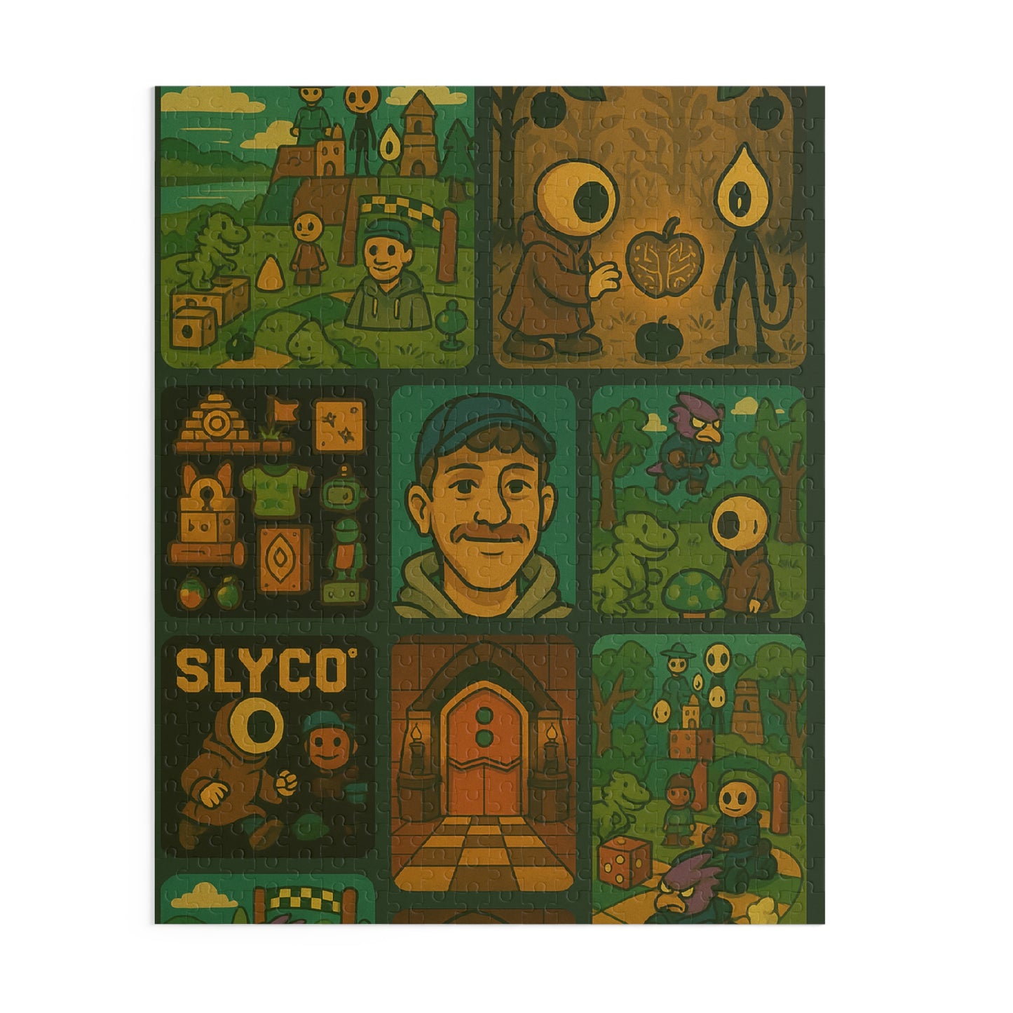 Slyco Universe Collage 500 Piece Puzzle