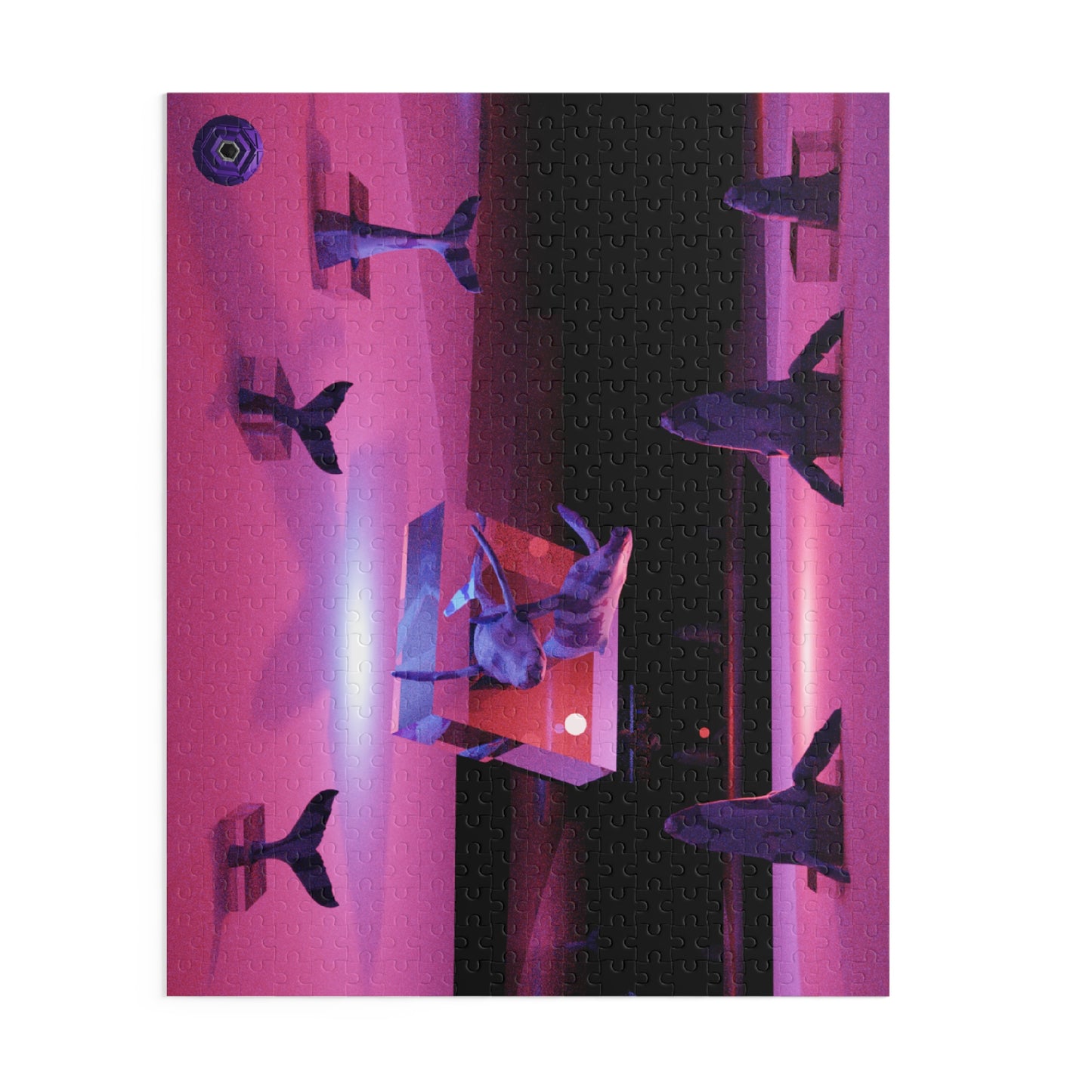 Puzzle 500 Piece - Slyco Prismatic Dreams Whale