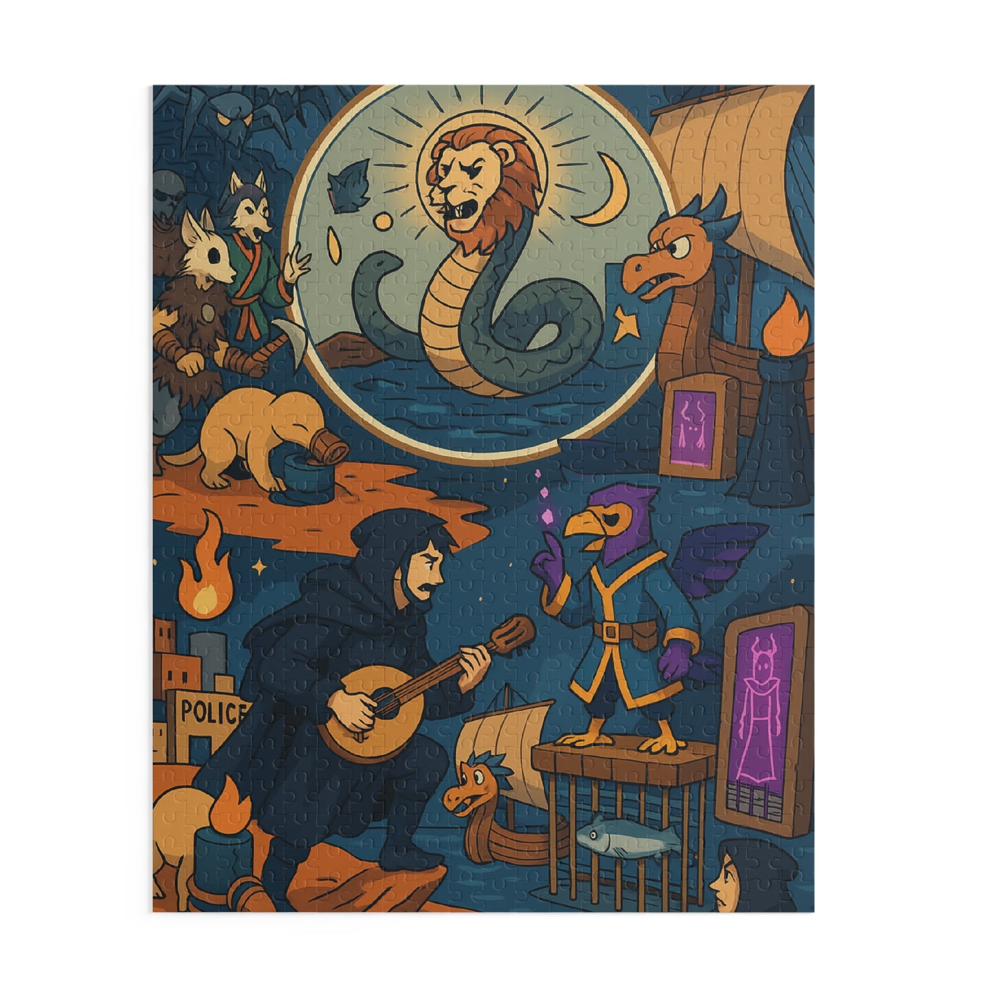 Slyco Puzzle - Yagobahs Formation Fantasy 500 Piece Puzzle