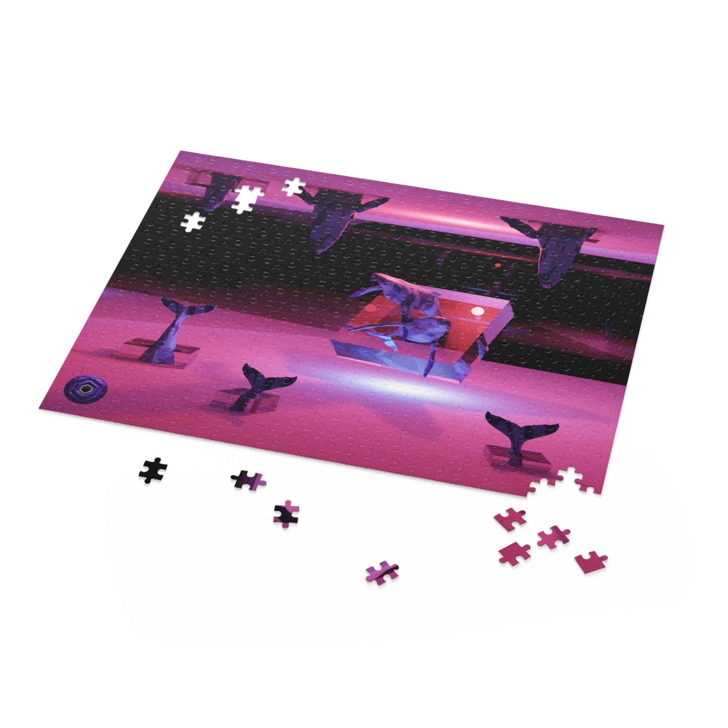 Puzzle 500 Piece - Slyco Prismatic Dreams Whale