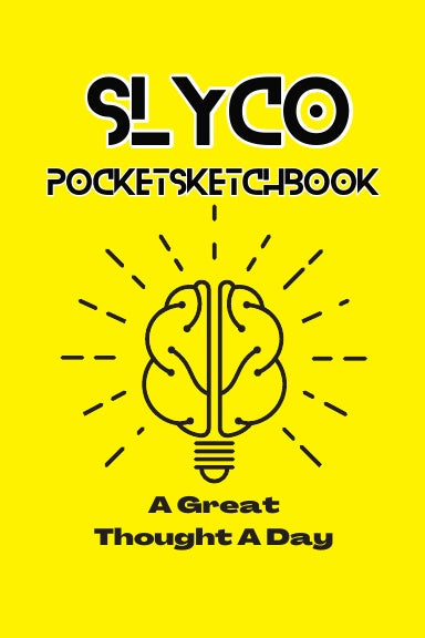 Slyco: A Great Thought A Day 200 Page Pocketsketchbook image 0