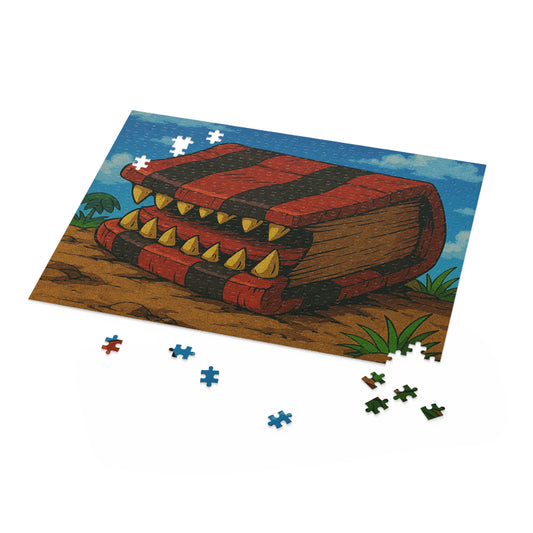 Slyco Puzzle Tome of Mimics Fantasy 500 Piece Puzzle