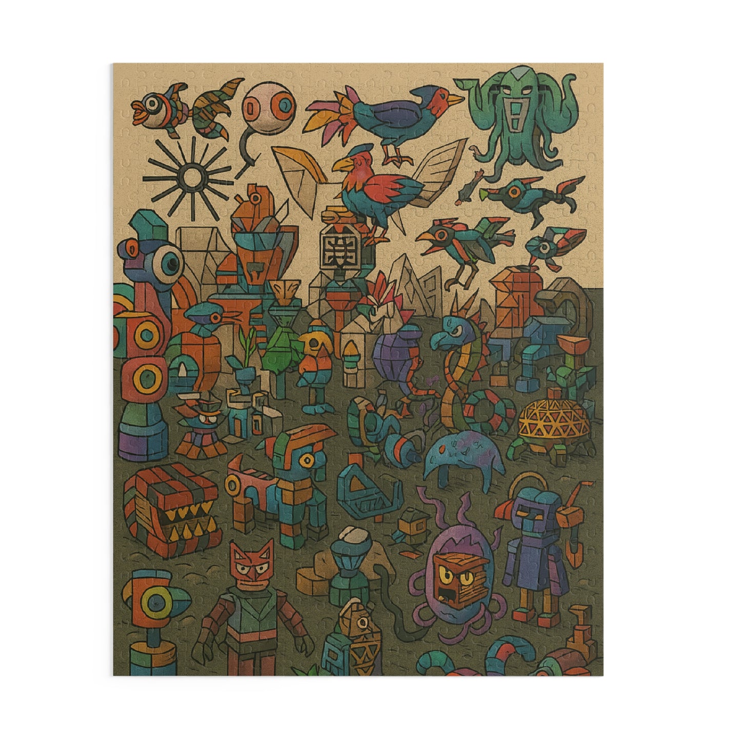 Monsters of Imagination 500 Piece Fantasy Puzzle