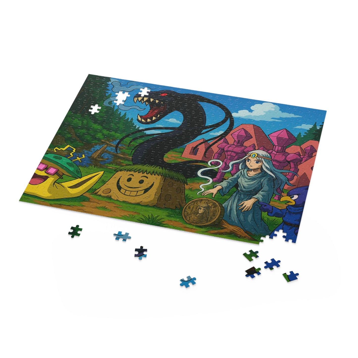 Slyco Puzzle - Camp of Shadows Fantasy 500 Piece Puzzle