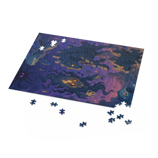 Slyco Puzzle - Monsters of Imagination Fantasy 500 Piece Puzzle