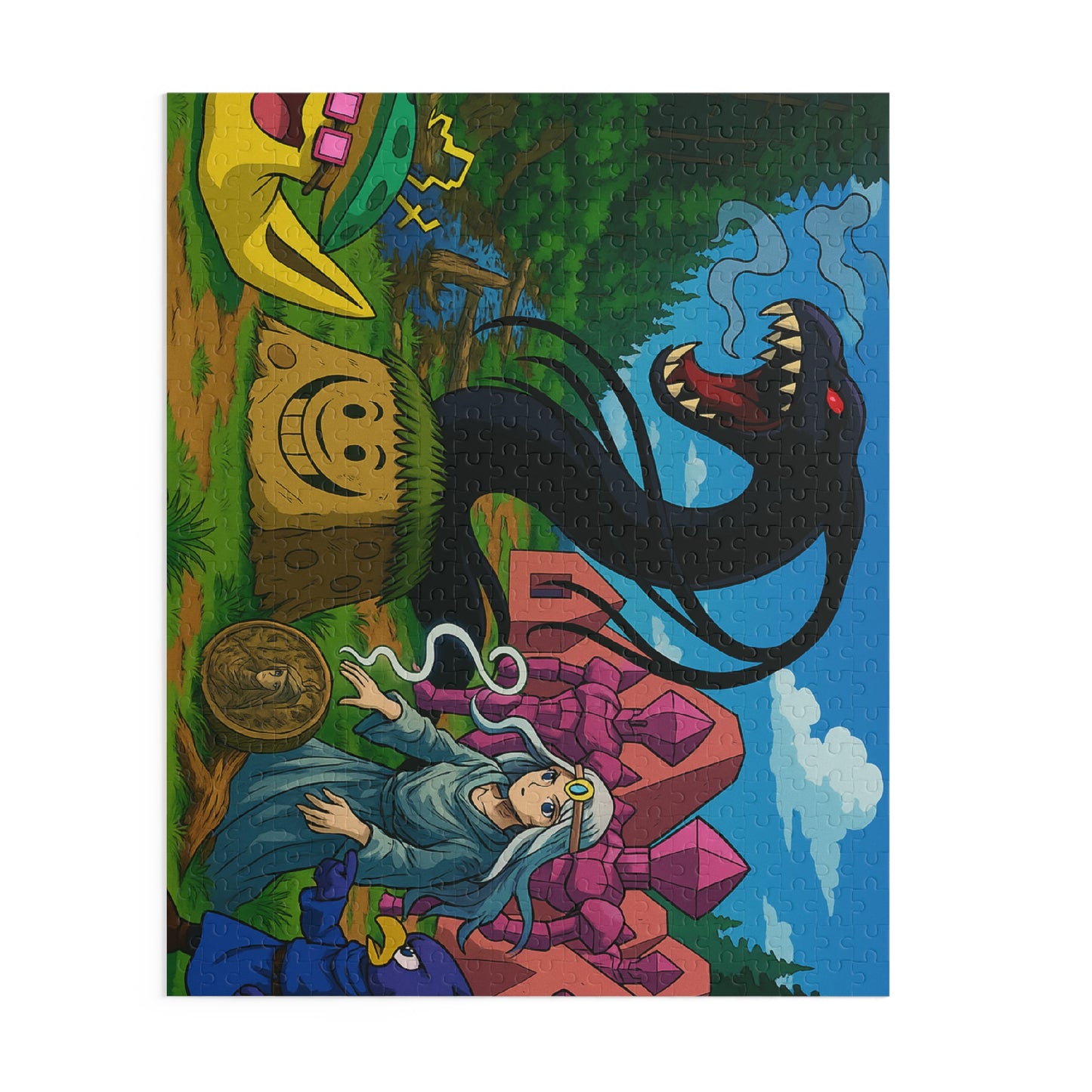 Slyco Puzzle - Camp of Shadows Fantasy 500 Piece Puzzle