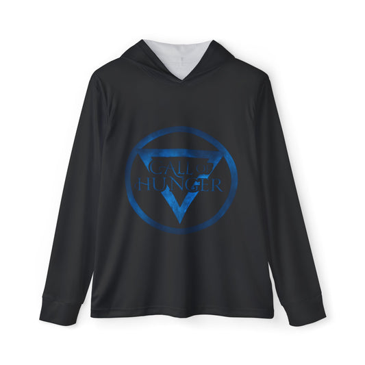 Call of Hunger - Sports Warmup Hoodie - Long Sleeve Workout Shirt With Hoodie