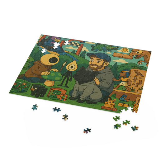 Slyco Puzzle - Glyph Frame Fantasy 500 Piece Puzzle