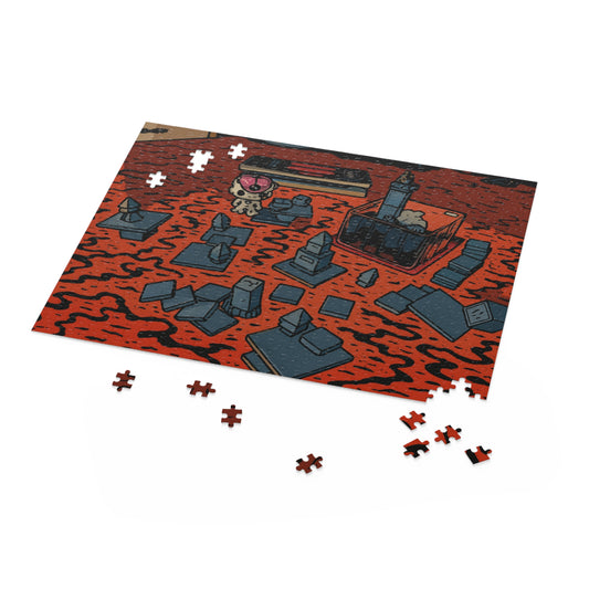 Slyco Puzzle - Floor Is Lava Fantasy 500 Piece Puzzle