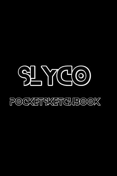 Slyco: Black 200 Page Pocketsketchbook image 0