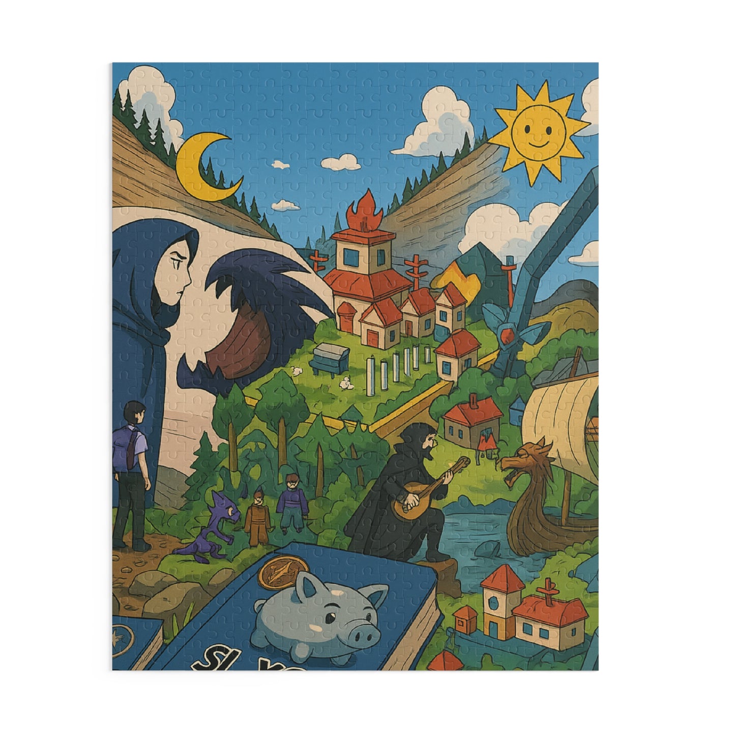 Slyco Puzzle - Field of Imagination #2 500 Piece Puzzle