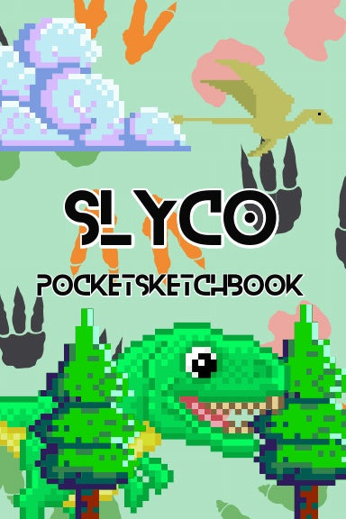 Slyco: Dinos 200 Page Pocketsketchbook image 0